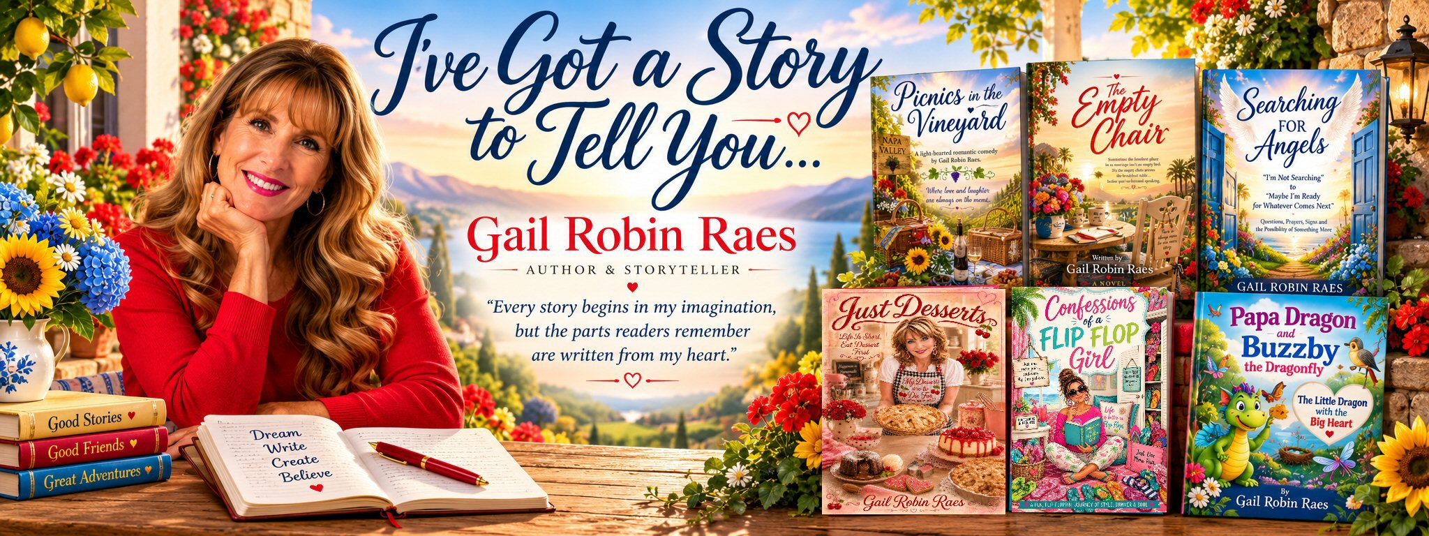 Gail Robin Raes, author and storyteller