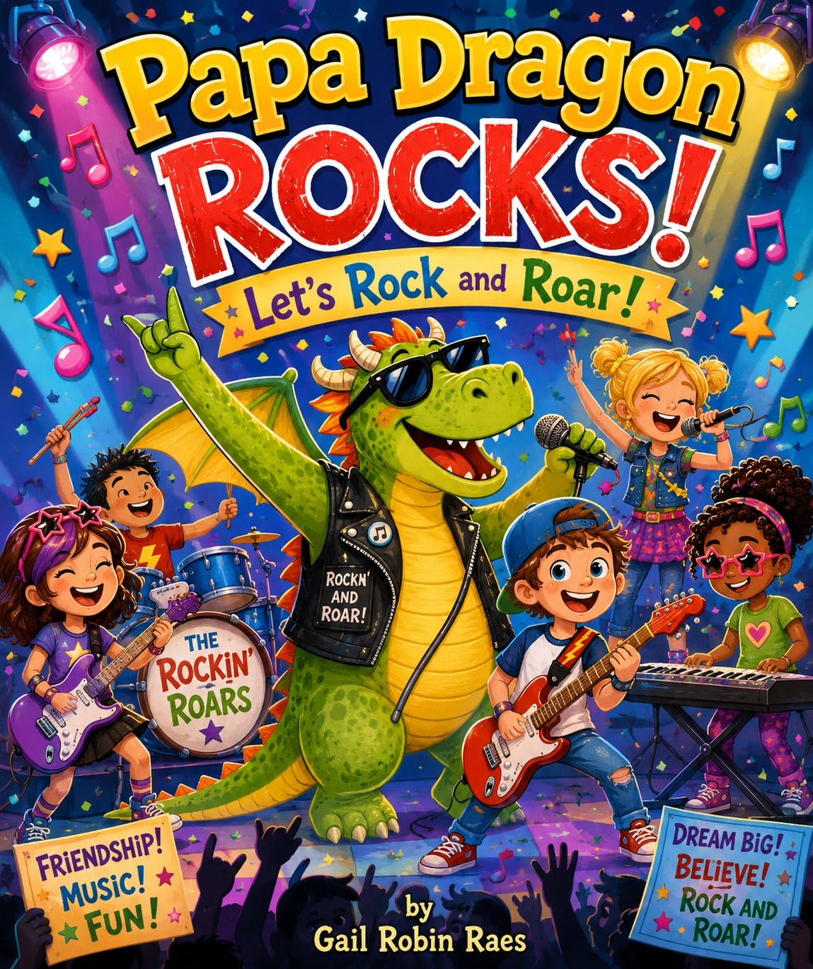 Cover of Papa Dragon Rocks
