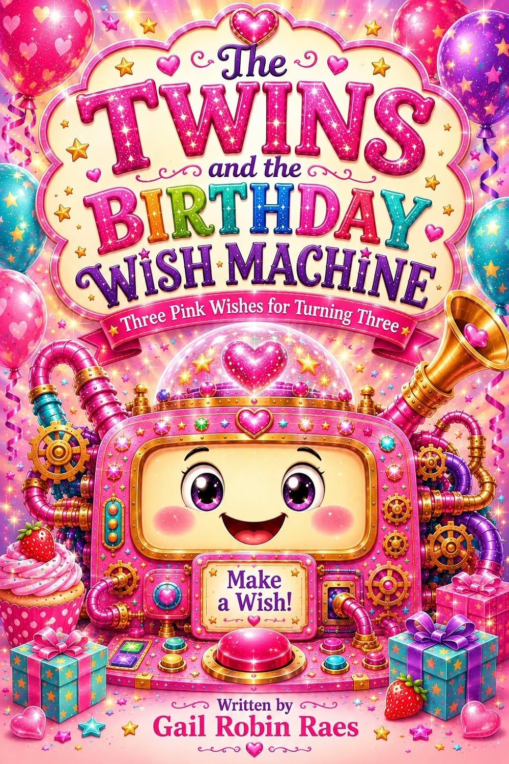 Cover of The Twins and the Birthday Wish Machine