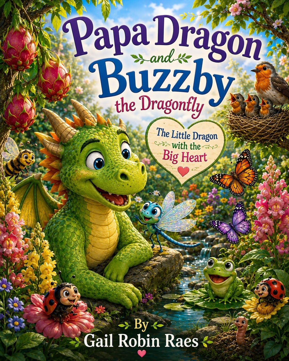 Papa Dragon and Buzzby the Dragonfly book cover
